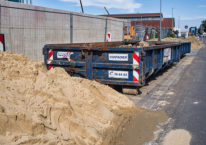 Baustelle-Container-Baustellenversorgung-Sand-Machulez-Logistik-Transport-Cuxhaven