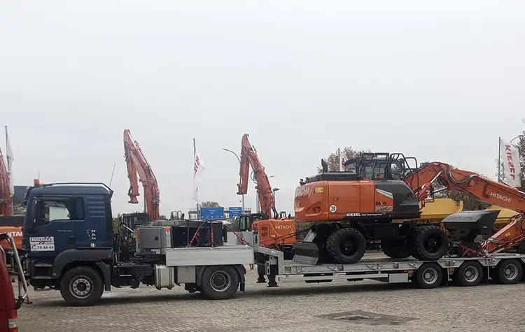 Baumaschinen-Stueckgut-Tieflader-Transporte-Cuxhaven-Machulez-Transport-GmbH